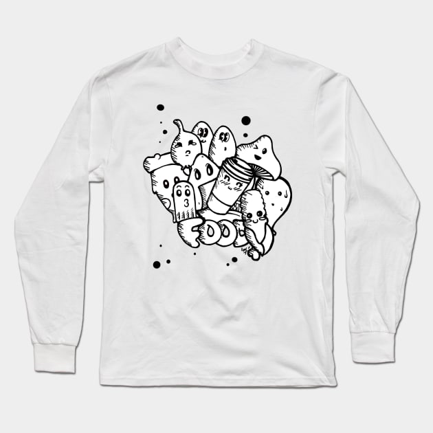 I Love Food Long Sleeve T-Shirt by kits.exe@hotmail.com